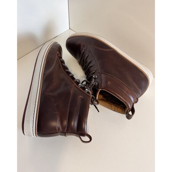 Clarks Norsen Mid Leatherback Boot FauxFur Lining British Tan 13 Academia 48-08 main image 11